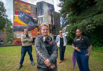 International exchange: Middleton goes wild for nature inspired mural