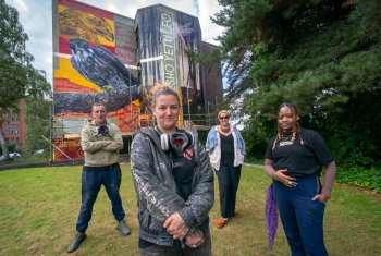 International exchange: Middleton goes wild for nature inspired mural