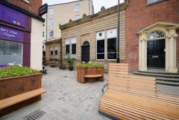 Heritage sites revamped as town centre transformation continues