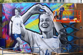 Rochdale hero: Lioness Keira Walsh honoured with mural