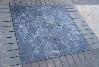 Excitement looms as historic carpet of paving is revealed in Town Hall Square