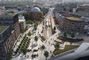 Work to regenerate Station Square on track