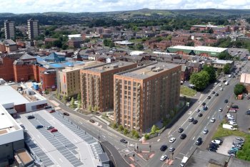 Town centre apartments snapped up by operator as scheme nears completion