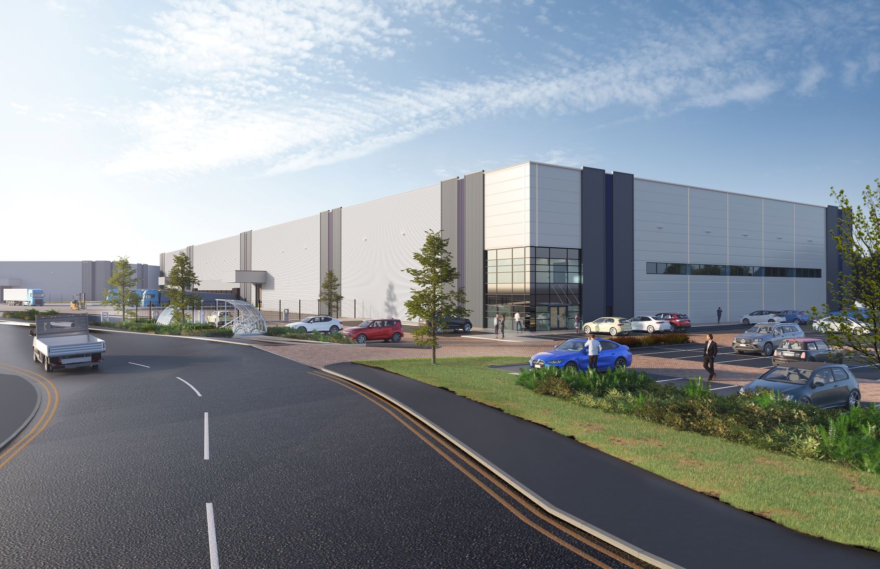 Image: Two new units under development on  Kingsway Business Park