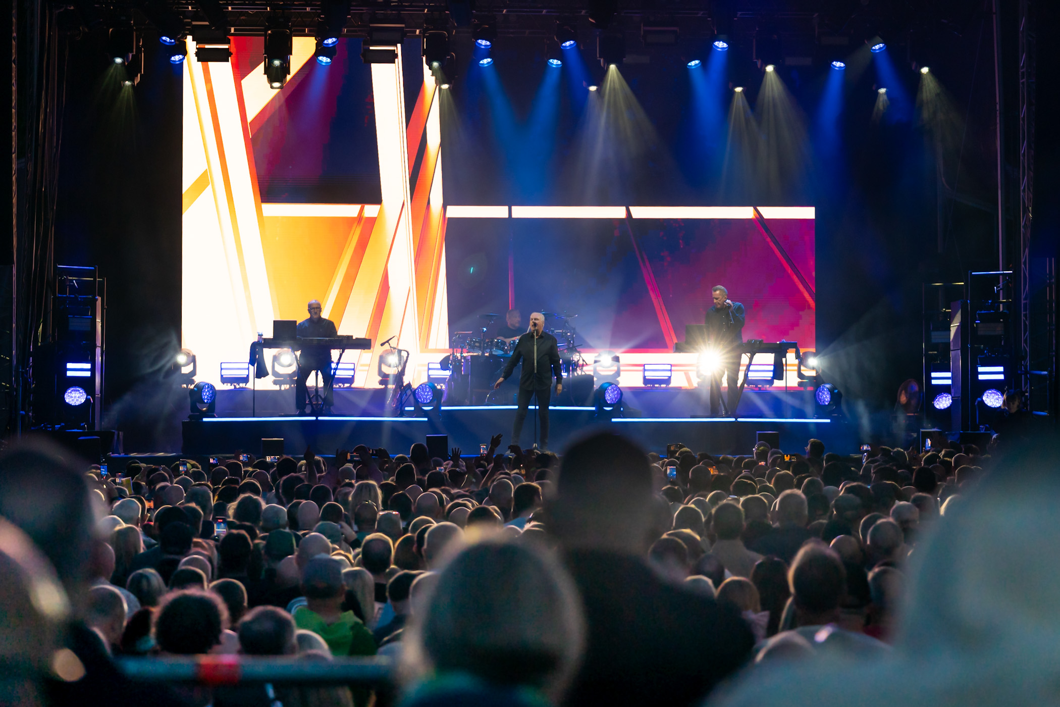 Image: OMD light up historic night in Rochdale with synth-pop classics
