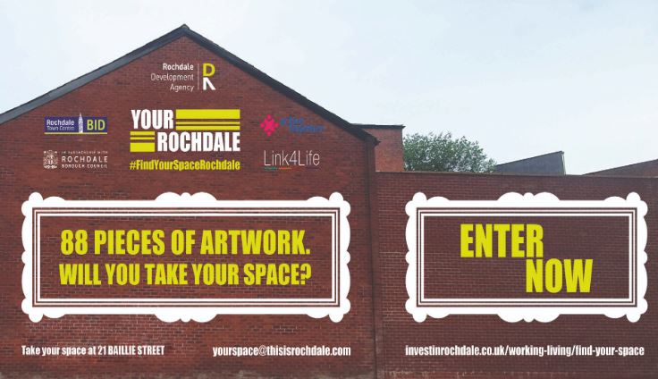 Image: Rochdale residents invited to form part of giant town centre artwork