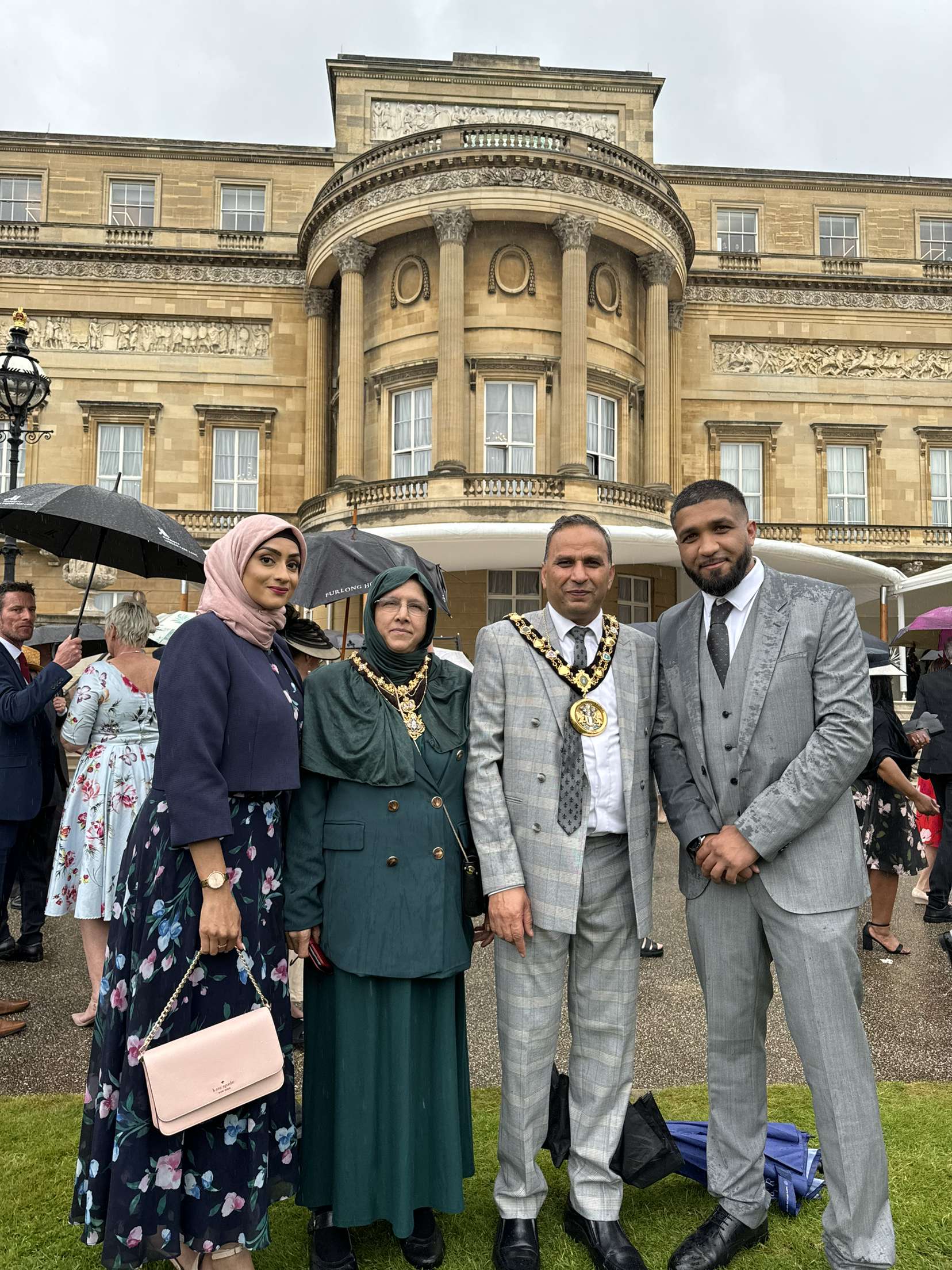 Image: A party at the palace for Rochdale’s latest King’s Award winner