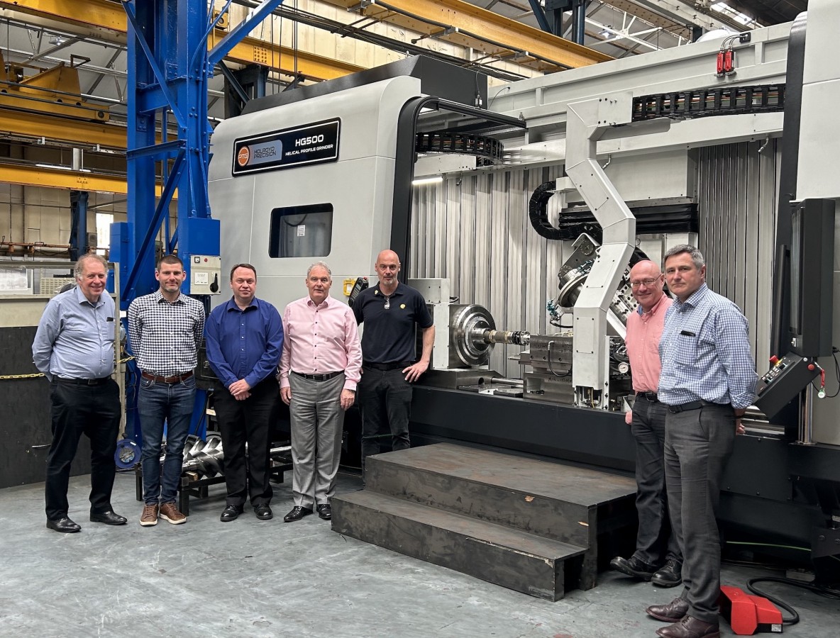 Image: PTG Holroyd reveals new large capacity helical profile grinding machine