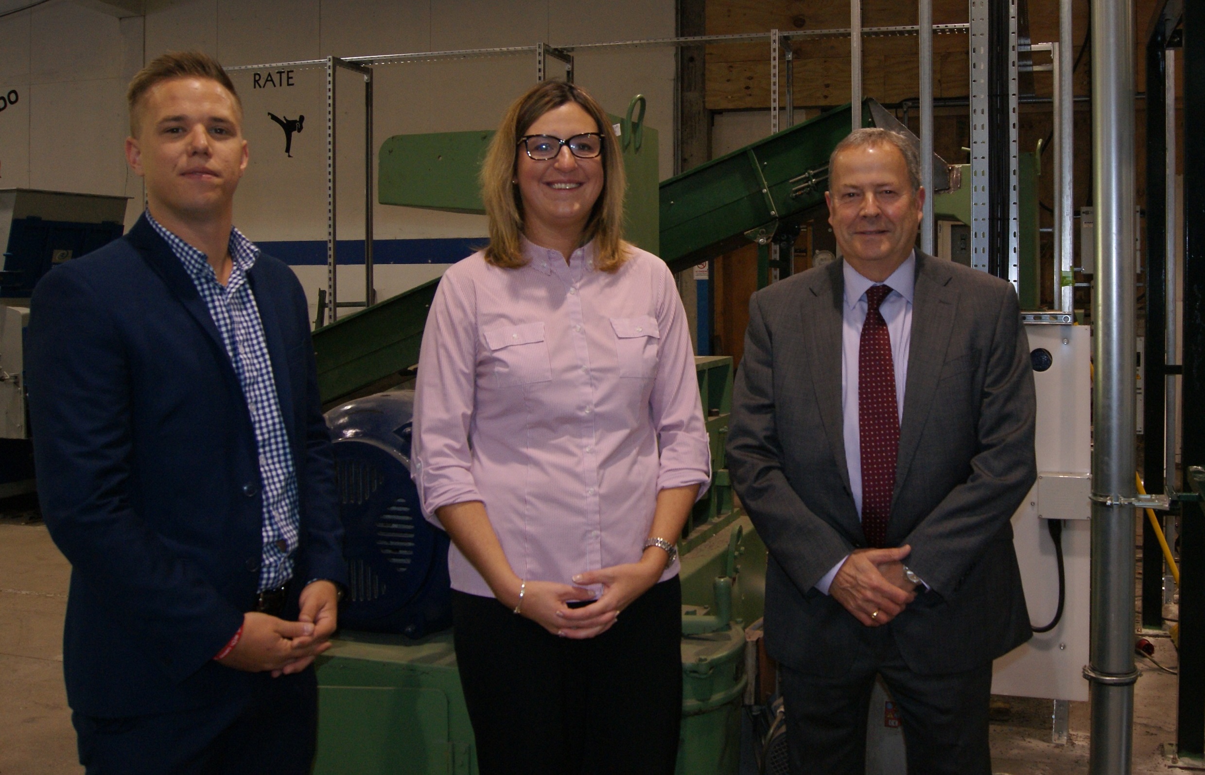 Image: Rochdale business woman prepares to open recycling plant