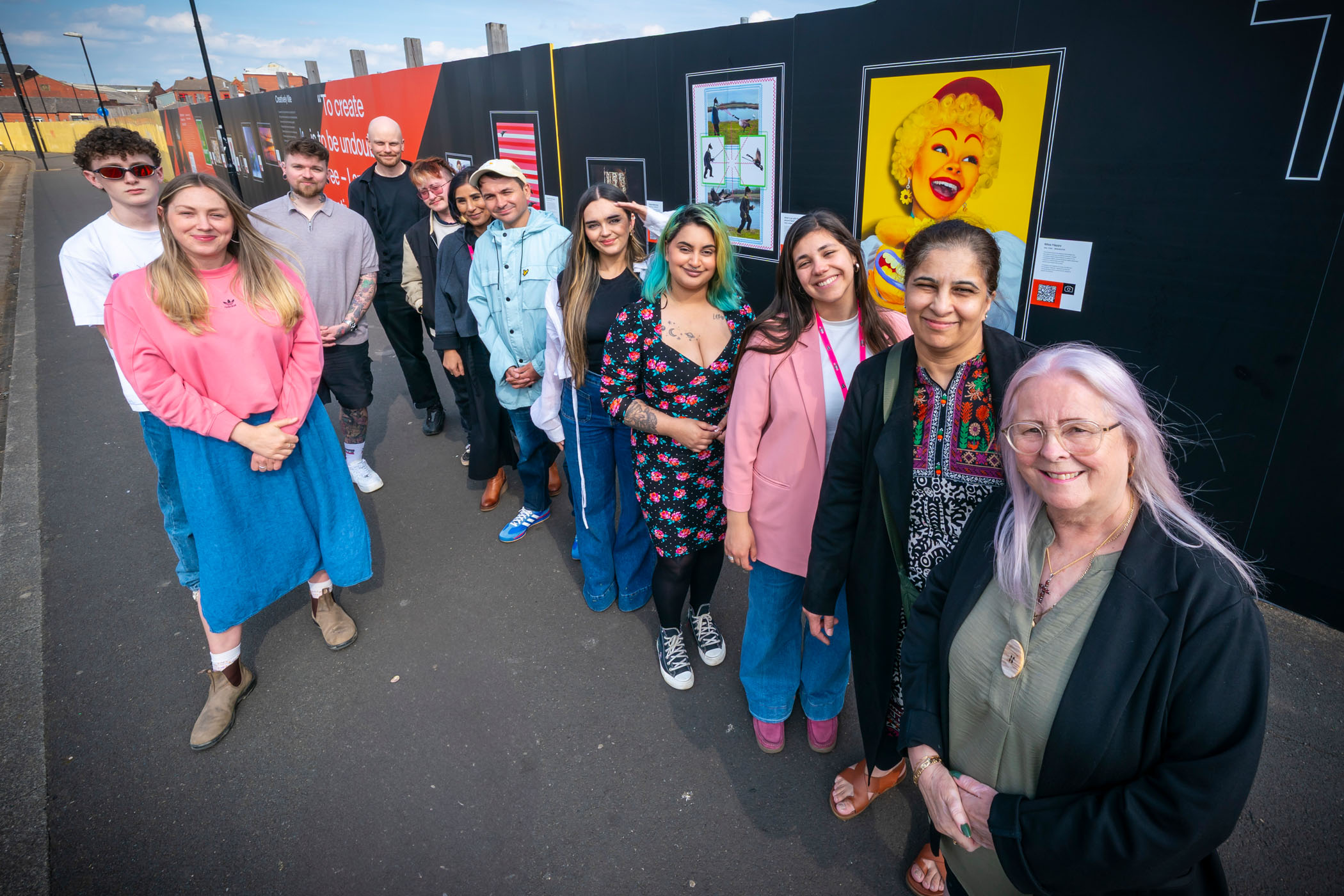 Image: People power: outdoor art gallery unveiled