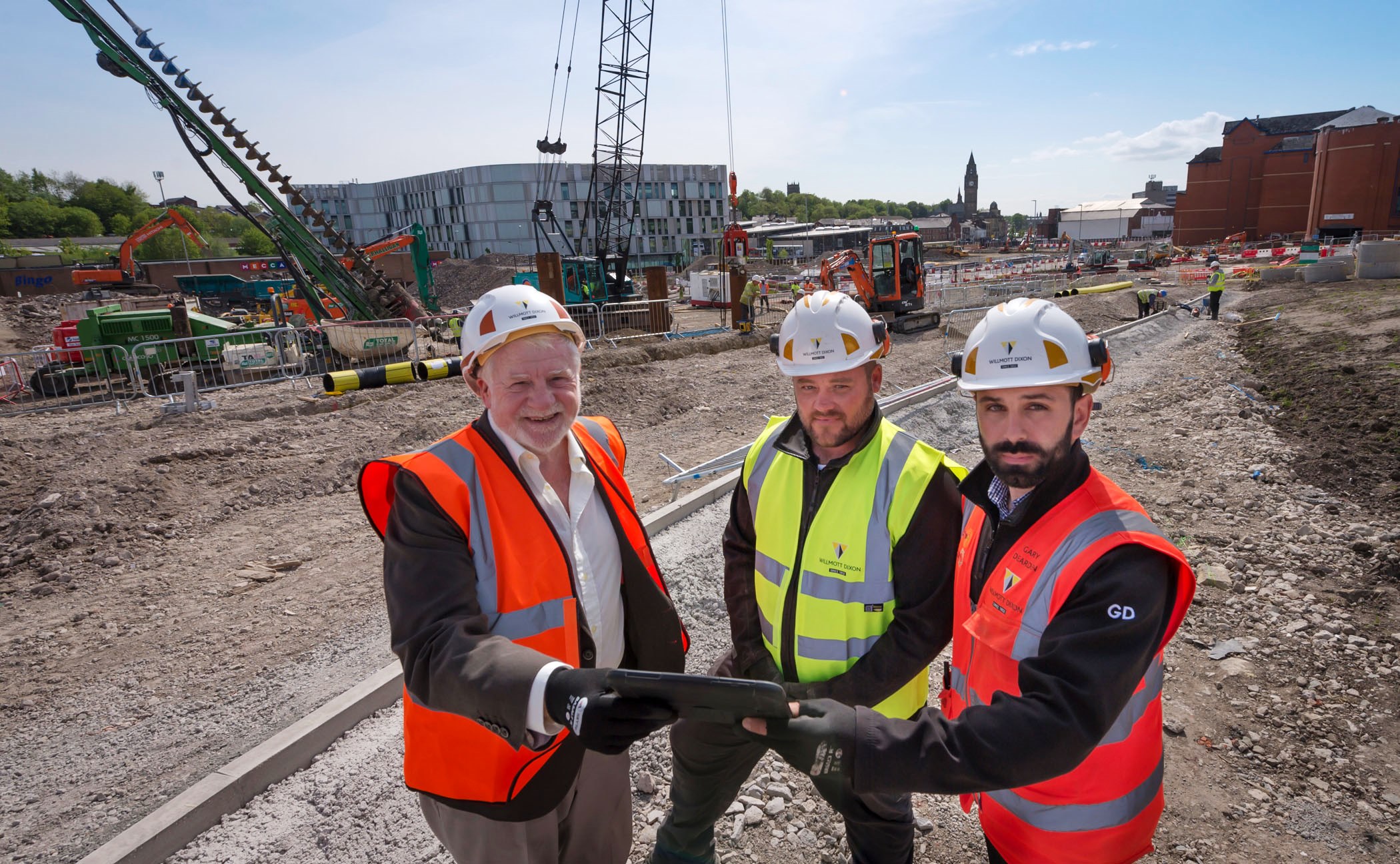 Image: At the double! Ex service personnel bag jobs on Rochdale Riverside scheme