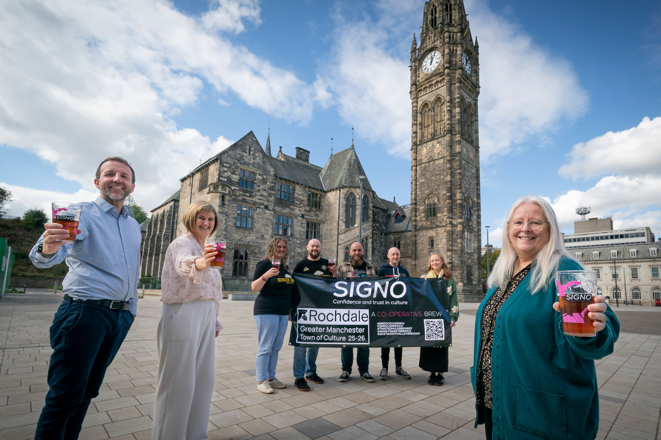 Image: Cheers to culture! Rochdale unveils new beer to celebrate special year